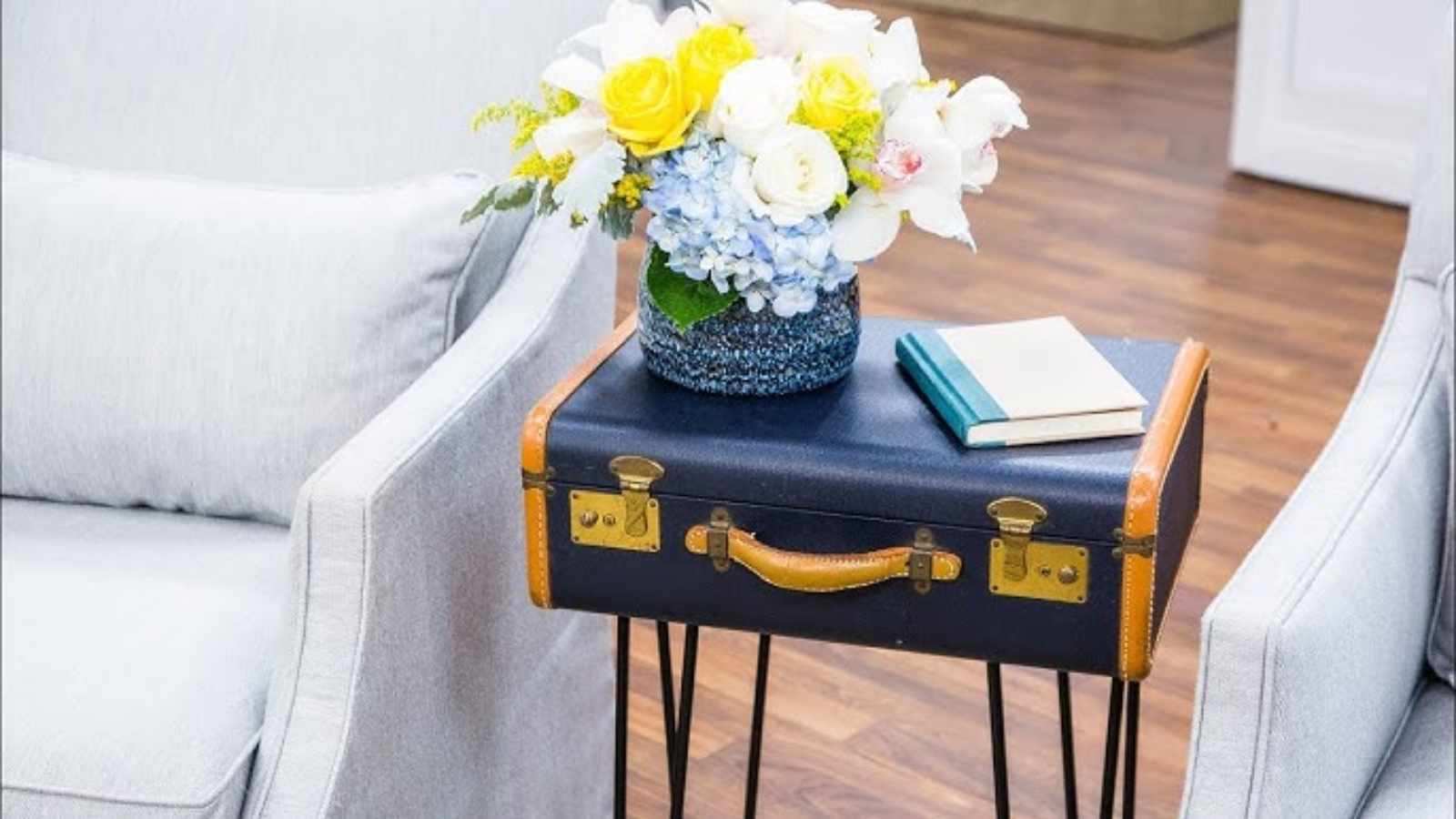 Suitcases as Vintage Side Tables