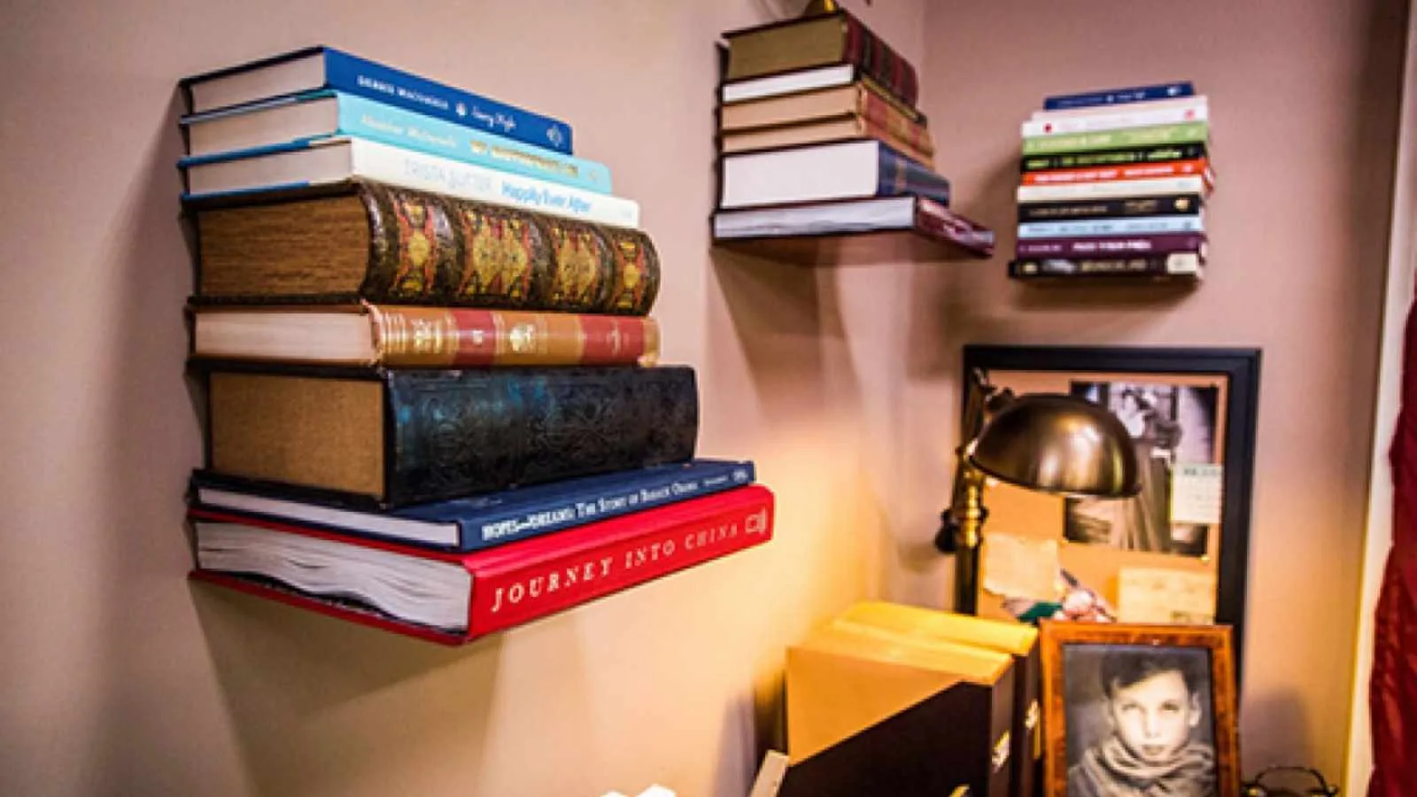 Turn Old Books into Shelves